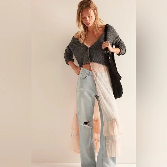 NWOT Free people Star Of The Show Slip - Picture 4 of 8